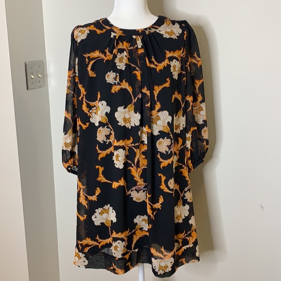 Fall floral dress - Picture 6 of 12